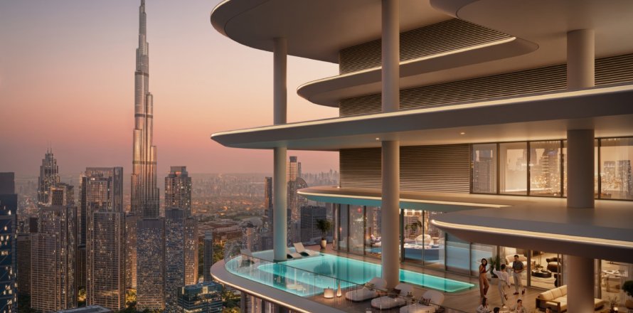 Apartament w Business Bay, Dubai, ZEA 1 sypialnia, 73.21 mkw. nr 711095