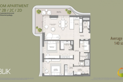 Apartamento en venta en Al Reem Island, Abu Dhabi, EAU 2 dormitorios, 140 m2 № 638897 - foto 6