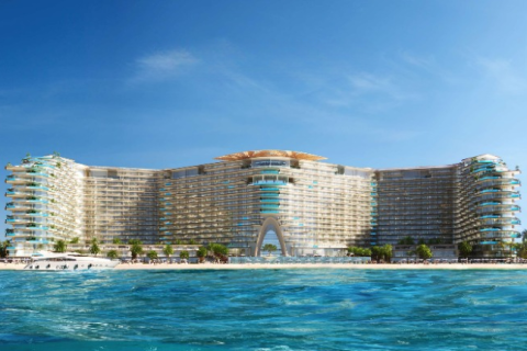 Apartmen di Al Marjan Island, Ras Al Khaimah, UAE 1 bilik tidur, 81.38 meter persegi № 706452