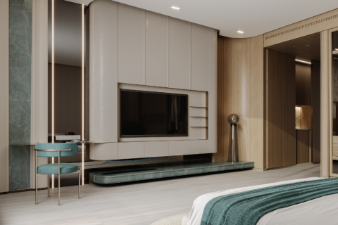 Byt v Business Bay, Dubai, SAE 1 pokoj, 47.59 m² Č.: 670010 - fotografie 1