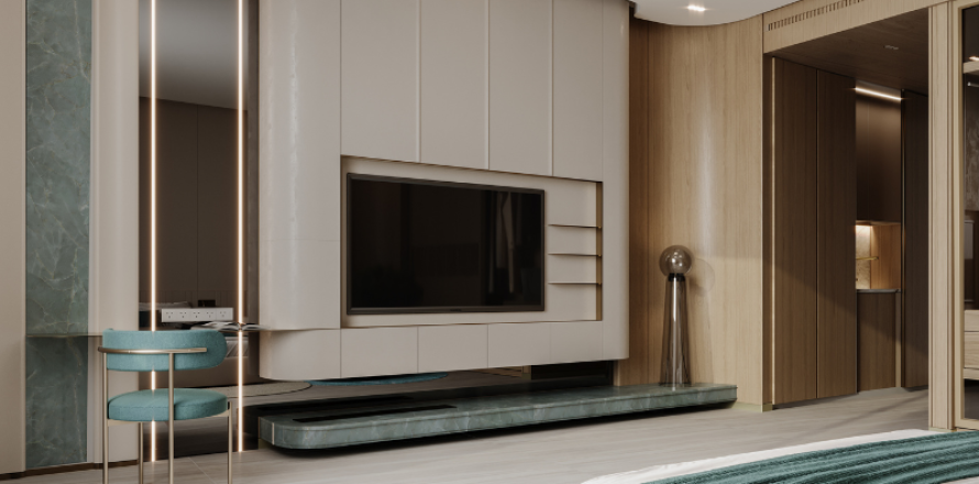 Byt v Business Bay, Dubai, SAE 1 pokoj, 47.59 m² Č.: 670010