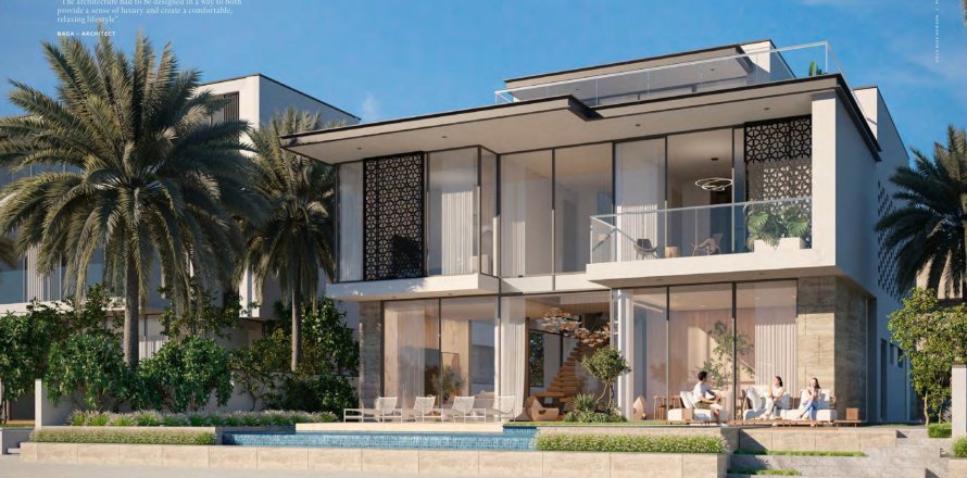 Вилла Palm Jebel Ali, Дубай, БАӘ-да 5 жатын бөлмелер, 678.84 м² № 740416