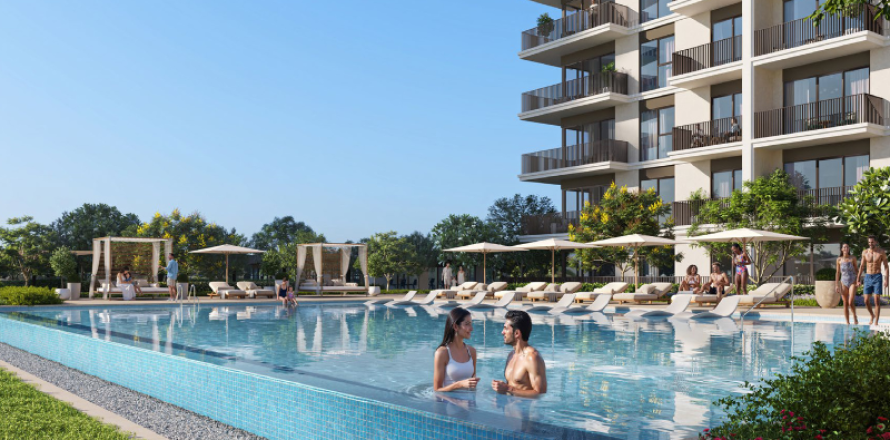 Dubai South (Dubai World Central), UAE의 아파트 침실 2개, 119.47제곱미터 번호 741605