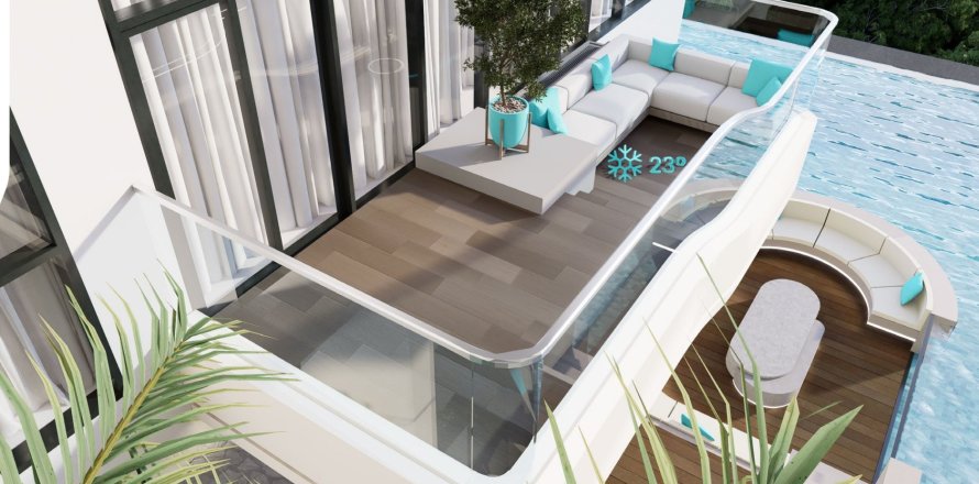 Lägenhet i Dubai Residence Complex, Dubai, UAE 2 sovrum, 87.33 kvm Nr. 700289