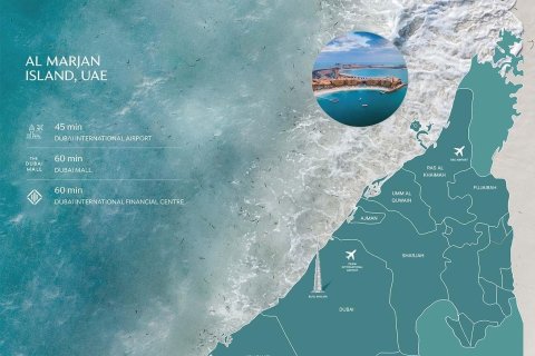 Dzīvoklis Al Marjan Island, Ras Al Khaimahjā, AAE 2 istabas, 148 m2 Nr. 656545 - attēls 12