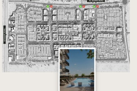 Apartament de vânzare în Town Square, Dubai, EAU 2 dormitoare, 110 mp. №696484 - poză 11