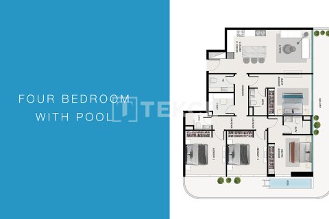 Пәтер Дубай, БАӘ-да 3 жатын бөлмелер, 167 м² № 678117 - фото 25