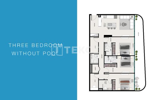 Пәтер Дубай, БАӘ-да 3 жатын бөлмелер, 167 м² № 678117 - фото 24