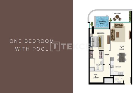 Apartamento en venta en Mohammed Bin Rashid City, Dubai, EAU 1 dormitorio, 94 m2 № 678120 - foto 14