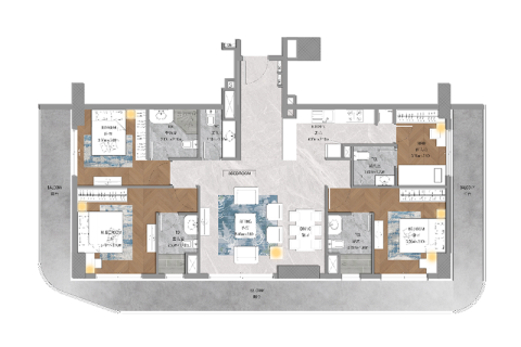 Appartement te koop in Majan, Dubai, VAE 1 kamer, 43 vr.m., nr 732749 - foto 13