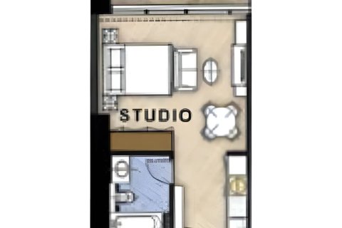 Lägenhet till försäljning i Business Bay, Dubai, UAE 1 rum, 38 kvm Nr. 732752 - fotografi 4