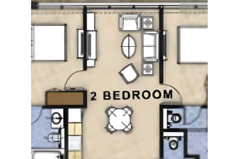Lägenhet till försäljning i Business Bay, Dubai, UAE 1 rum, 38 kvm Nr. 732752 - fotografi 6