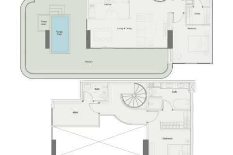 Apartament na sprzedaż w Jumeirah Village Circle, Dubai, ZEA 1 pokój, 40 mkw., nr 732750 - zdjęcie 9
