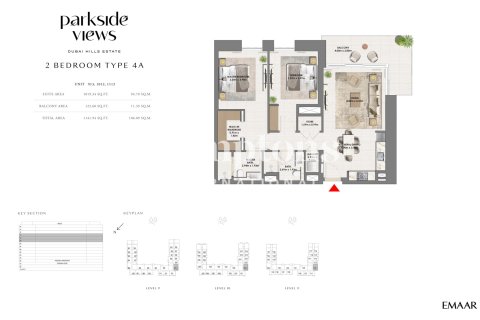 Apartamento para arrendamento em Dubai Hills Estate, Dubai, EAU 2 quartos, 98.75588900 m2 № 709388 - foto 11