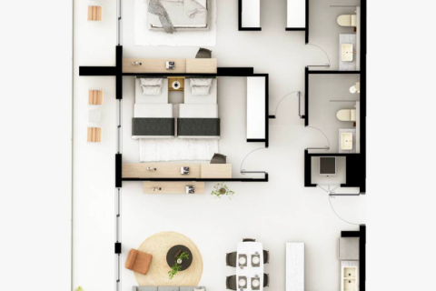Apartman u gradu Dubai, UAE 1 soba, 37 m2 Br. 732814 - Slika 5