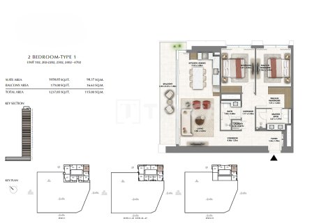 Διαμέρισμα σε Dubai, ΗΑΕ 2 υπνοδωμάτια, 114 τ.μ. Αρ. 680105 - φωτογραφία 21