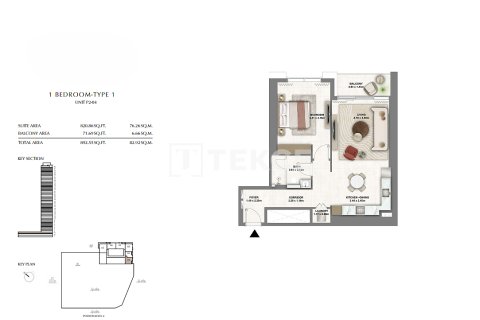 Διαμέρισμα σε Dubai, ΗΑΕ 2 υπνοδωμάτια, 114 τ.μ. Αρ. 680105 - φωτογραφία 11