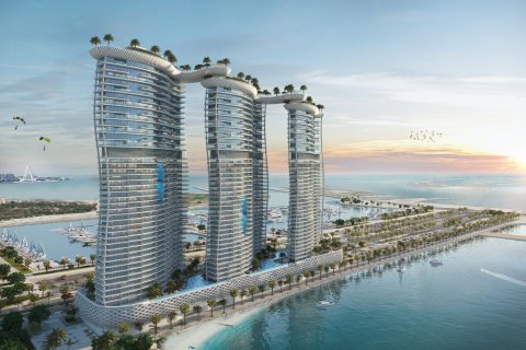 Lägenhet till försäljning i Dubai Harbour, Dubai, UAE 2 sovrum, 108 kvm Nr. 637266 - fotografi 1