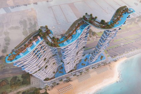 Lägenhet till försäljning i Dubai Harbour, Dubai, UAE 2 sovrum, 108 kvm Nr. 637266 - fotografi 3