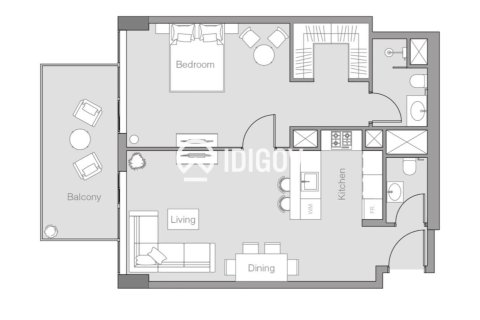 Apartamento para venda em Jumeirah Village Circle, Dubai, EAU 1 quarto, 77.11 m2 № 735661 - foto 17