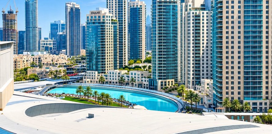阿联酋 Dubai Downtown Dubai (Downtown Burj Dubai) 公寓  2 卧, 95.8 平方米 , 编号 766633
