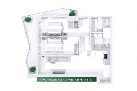 Apartmen di Jumeirah Lake Towers, Dubai, UAE 2 bilik tidur, 100 meter persegi № 711913 - foto 15
