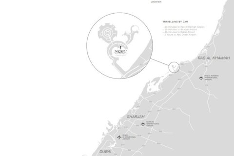 Lägenhet till försäljning i Al Marjan Island, Ras Al Khaimah, UAE 2 sovrum, 146 kvm Nr. 656657 - fotografi 5
