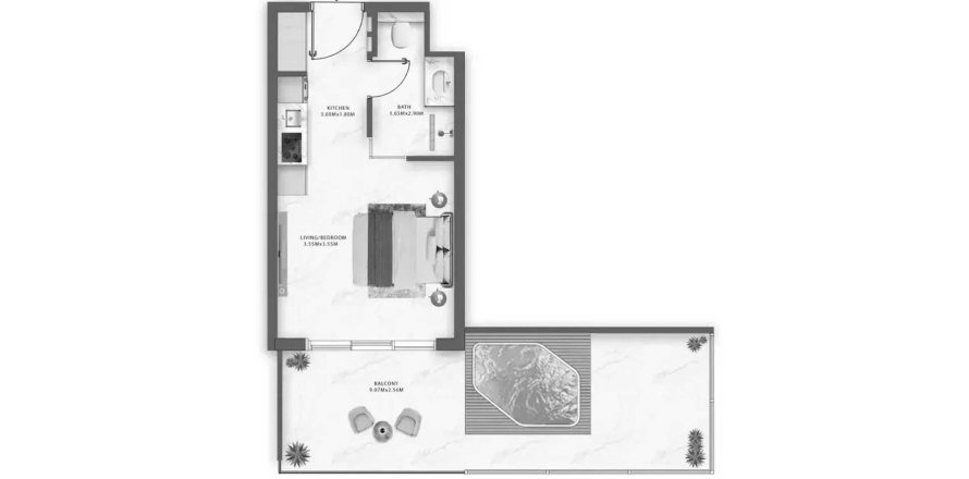 Apartament në One Central
në Al Jazirah Al Hamra, Ras Al Khaimah, Emiratet e Bashkuara Arabe 1 dhomë, 32.05 m2. № 564820