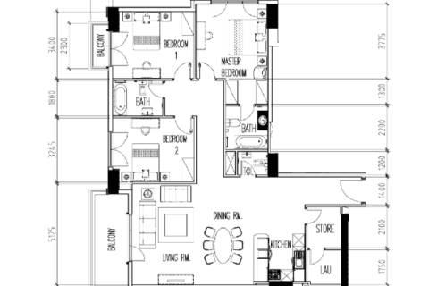 Купити квартиру в Джабаль-Али, Дубай, ОАЕ 1 кімната, 95м2, № 732764 - фото 6