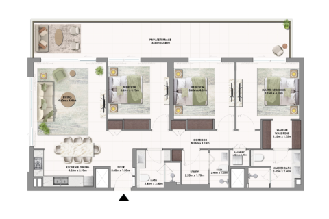 Müüa korter asukohaga Dubai South (Dubai World Central), AÜE: 1 magamistoaga Nr 732765 - pilt 6