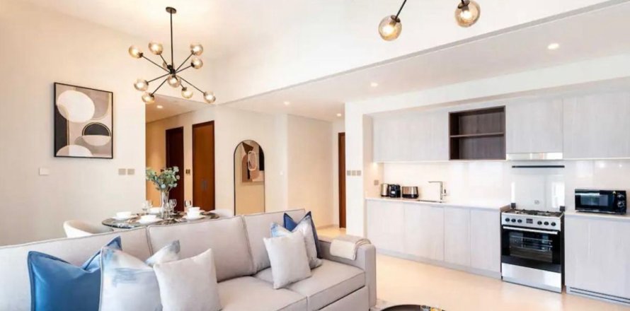 Пәтер Дубай, БАӘ-да 2 жатын бөлмелер, 105.5 м² № 660437