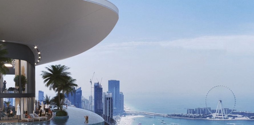 Penthouse în Dubai Harbour, Dubai, EAU 6 dormitoare, 1846.3 mp.  №689495