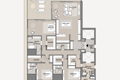 Apartment in Business Bay, Dubai, UAE 2 bedrooms, 267 sq.m. № 690044 - photo 11