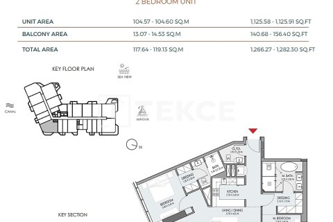 Apartment sa Dubai, UAE 1 silid-tulugan, 83 sq.m. № 652904 - larawan 25
