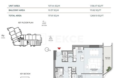 Apartment sa Dubai, UAE 1 silid-tulugan, 83 sq.m. № 652904 - larawan 19