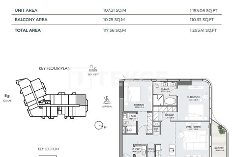 Apartment sa Dubai, UAE 1 silid-tulugan, 83 sq.m. № 652904 - larawan 28