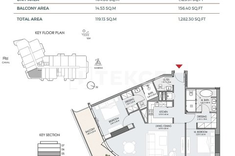 Apartment sa Dubai, UAE 1 silid-tulugan, 83 sq.m. № 652904 - larawan 18