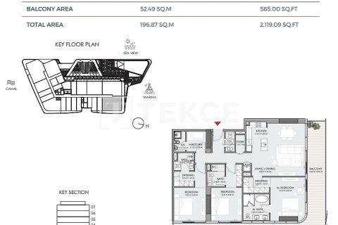 Apartment sa Dubai, UAE 1 silid-tulugan, 83 sq.m. № 652904 - larawan 20
