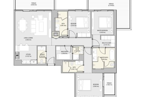 Apartamento en venta en Saadiyat Island, Abu Dhabi, EAU 1 dormitorio, 76 m2 № 689704 - foto 7