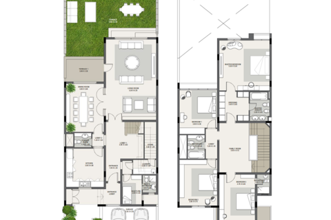 Abu Dhabi, UAE의 판매용 빌라 침실 4개, 301제곱미터 번호 689701 - 사진 2