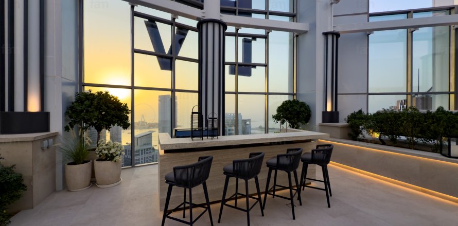 Kattohuoneisto Dubai Marina, Arabiemiraatit 4 makuuhuonetta, 847.6 m2 № 655865