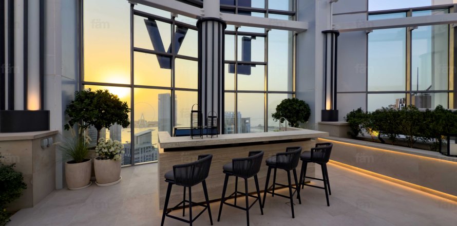 Penthouse di Dubai Marina, UAE 4 bilik tidur, 847.6 meter persegi № 655865