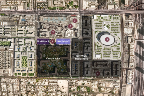 Apartman u City Walk, Dubai, UAE 2 spavaćih soba, 108 m2 Br. 665368 - fotografija 14