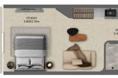 Apartment sa Ras Al Khaimah, UAE 1 silid, 42.68 sq.m. № 641967 - larawan 27
