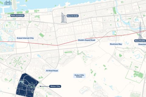 Wohnung zum Verkauf in Motor City, Dubai, VAE 1 Schlafzimmer, 63.2 m2 Nr. 727199 - Foto 9