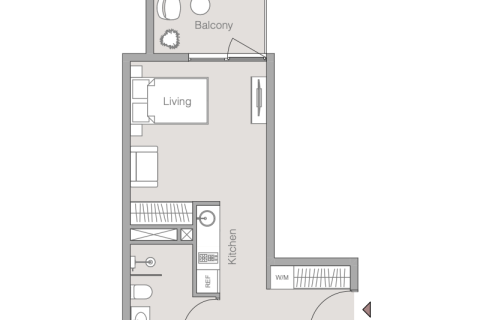 Dzīvoklis Jumeirah Village Circle, Dubaijā, AAE 1 istaba, 35 m2 Nr. 732596 - attēls 5