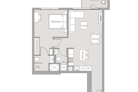 Dzīvoklis Jumeirah Village Circle, Dubaijā, AAE 1 istaba, 35 m2 Nr. 732596 - attēls 6