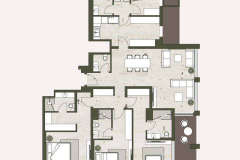 Müüa korter asukohaga Jumeirah Village Circle, Dubai, AÜE: 1 toaline, 30 m² Nr 732601 - pilt 10