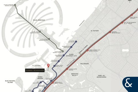 דירה למכירה ב Dubai Harbour, Dubai, איחוד האמירויות 1 חדר שינה, 115 מ"ר, מספר 666363 - תמונה 26