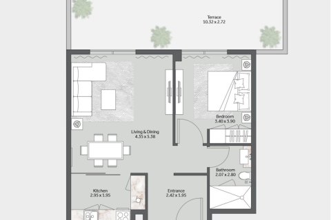 Διαμέρισμα σε Dubai, ΗΑΕ 1 υπνοδωμάτιο, 90.8 τ.μ. Αρ. 655665 - φωτογραφία 11